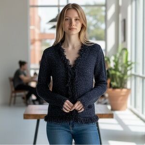 Navy blue Express sweater, size M